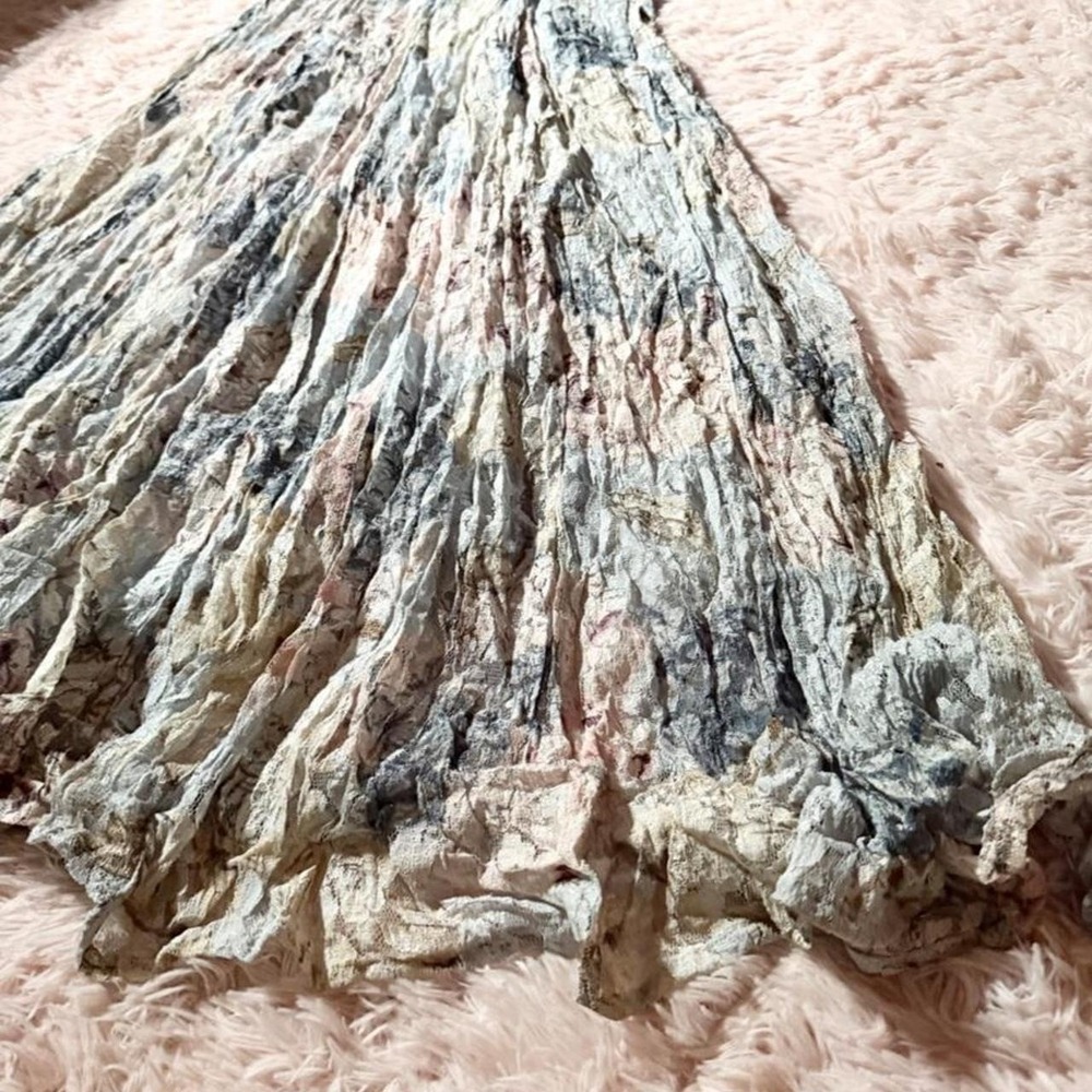Vintage Cottage Core Whimsical Lace Fairy Coquette Soft Girl Tea Dress Womens S - Picture 3 of 5